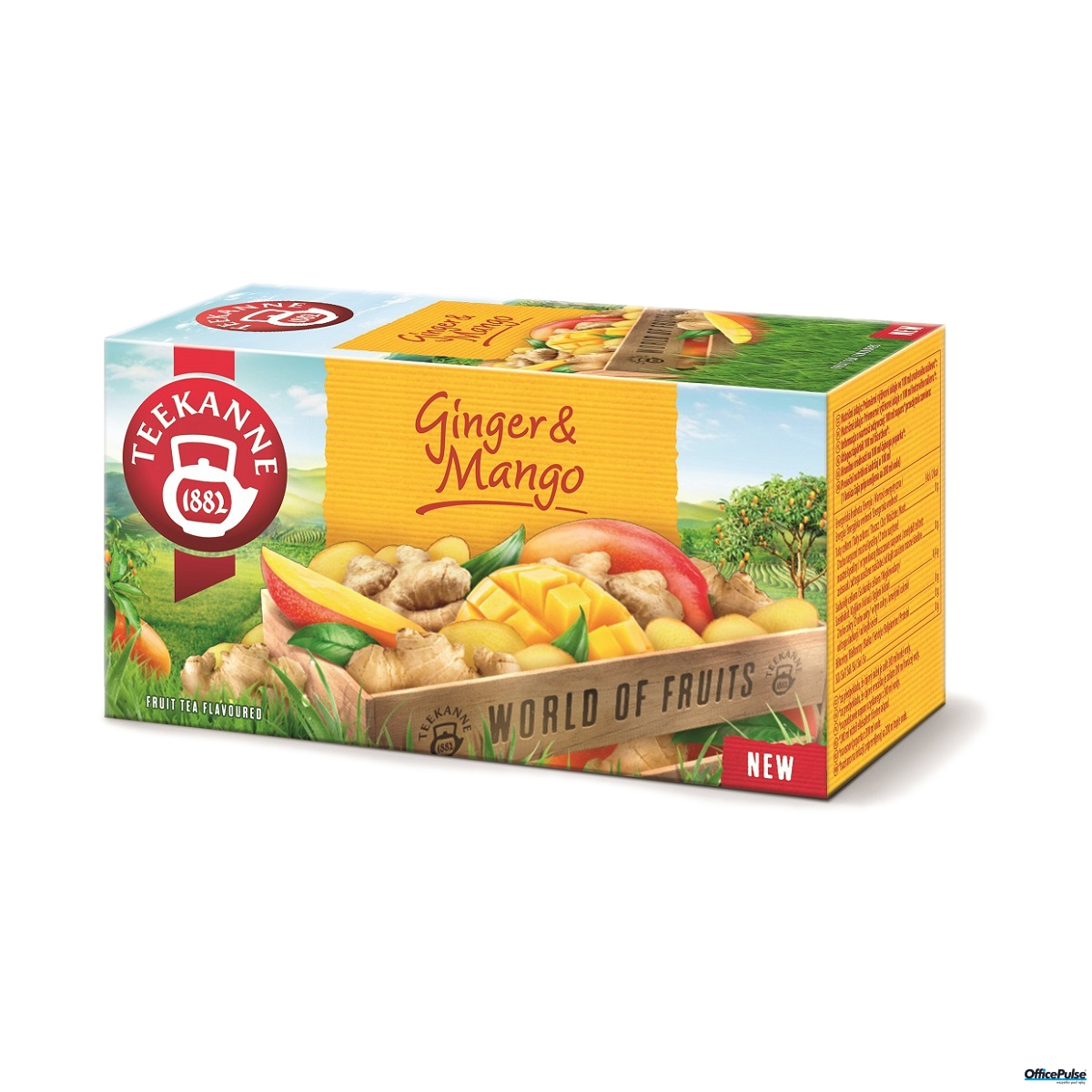 Herbata TEEKANNE World of Fruits, Imbir&Mango, 20 kopert